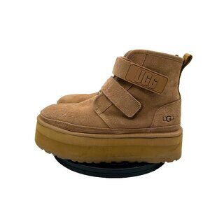 UGG Neumel Platform Chestnut Double-Strap Women's Boots Size 8
